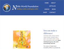 Tablet Screenshot of nobleworld.org